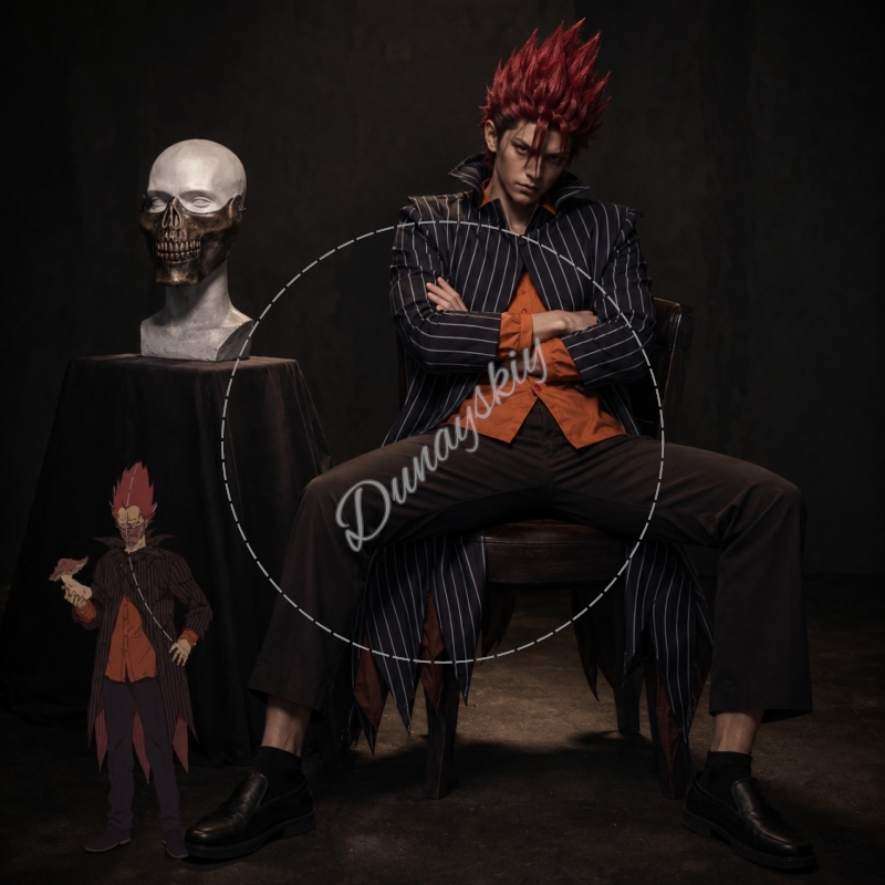 Prop En Cosplay - ชุดคอสเพลย์โดโรเฮโดโร ชุดสีส้ม เสื้อ กางเกง ชุดเต็ม พร้อมหน้ากาก