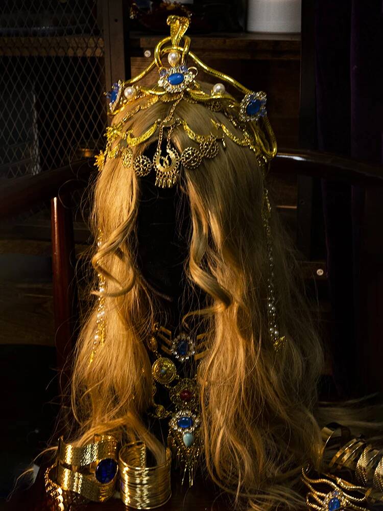 Cos อียิปต์ Headdress ฟาโรห์ที - Cosplay Prop Making บทวิจารณ์และราคา