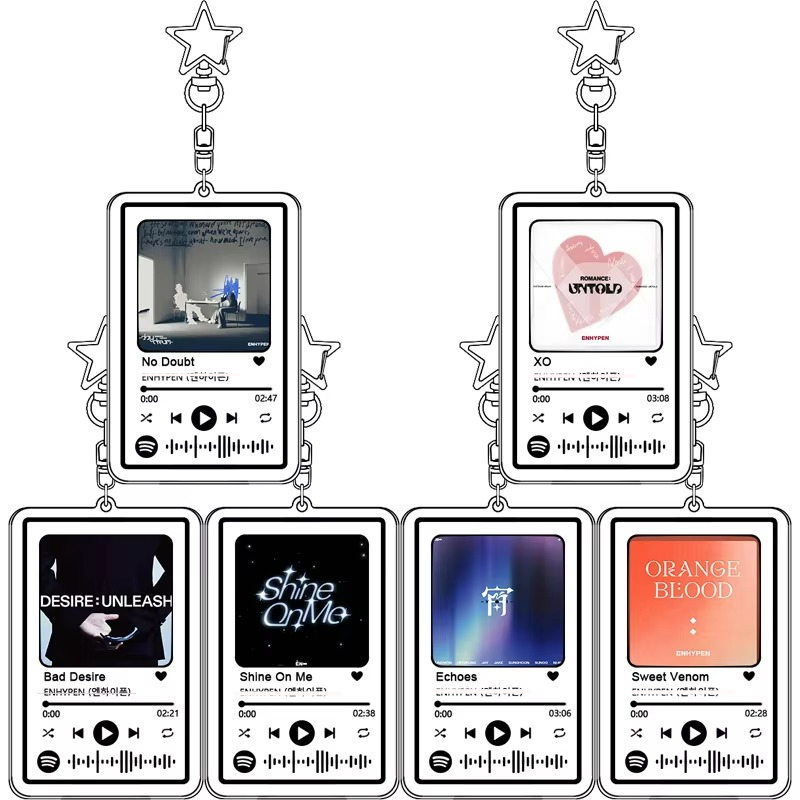 พวงกุญแจดนตรีกลุ่ม En Men เพลง - Prop En Cosplay บทวิจารณ์และราคา