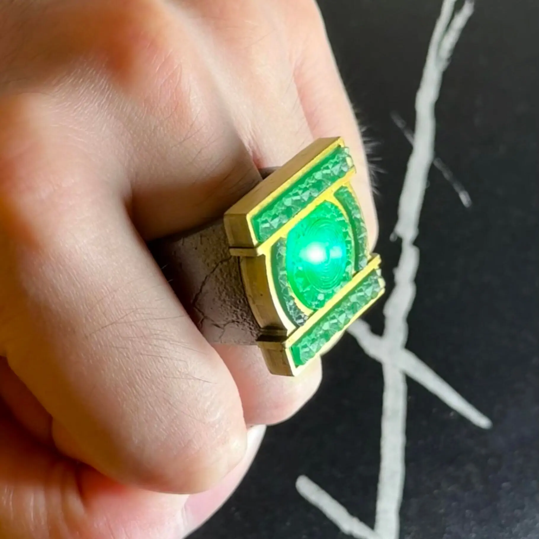 【มีสินค้าพร้อมส่ง】แหวนโลหะ GRE - Cosplay Fire Prop บทวิจารณ์และราคา