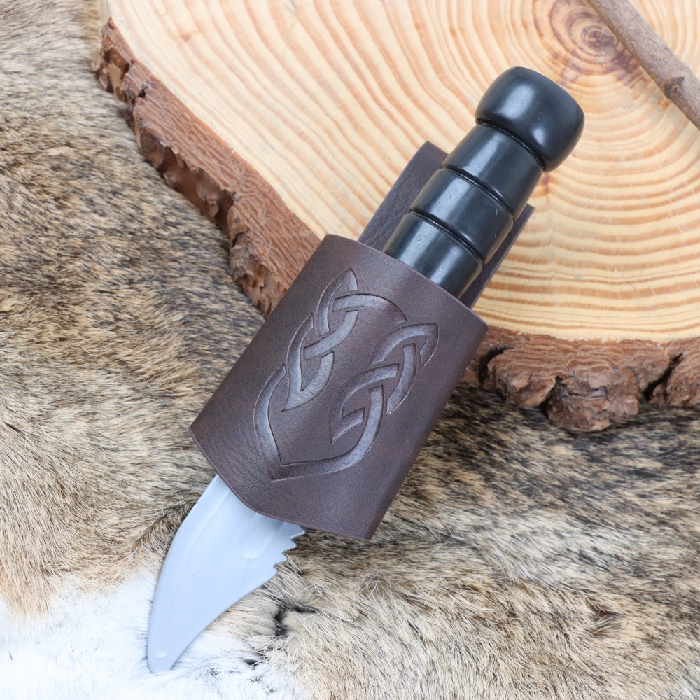 หนังเทียมผู้ถือดาบไวกิ้งยุคกลา - Cosplay Prop Dagger บทวิจารณ์และราคา