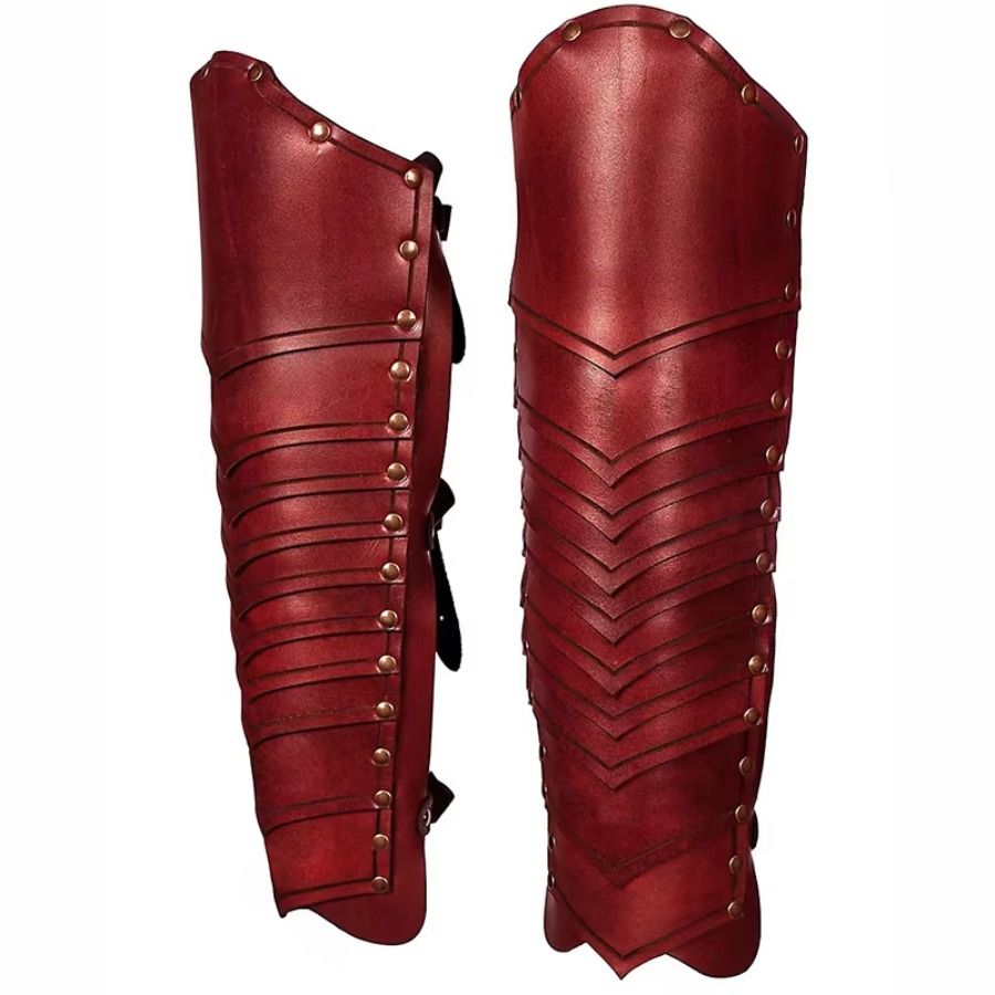 สนับแข้งหนังอัศวินเอลฟ์ยุคกลาง - Cosplay Prop บทวิจารณ์และราคา