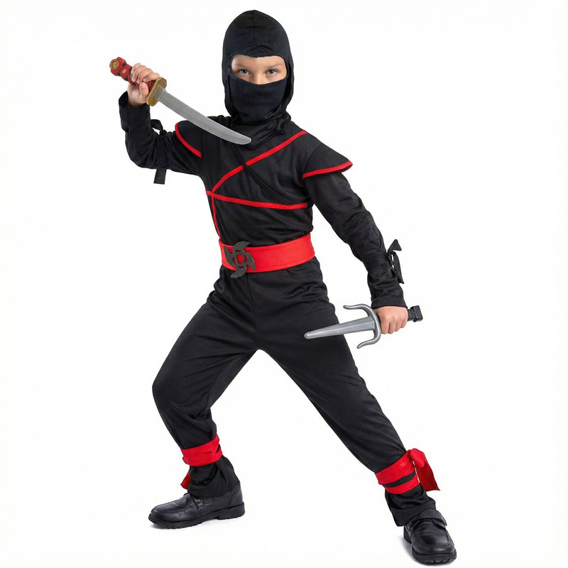 ชุดซามูไรญี่ปุ่นสำหรับเด็ก ชุด - Cosplay Prop Dagger บทวิจารณ์และราคา